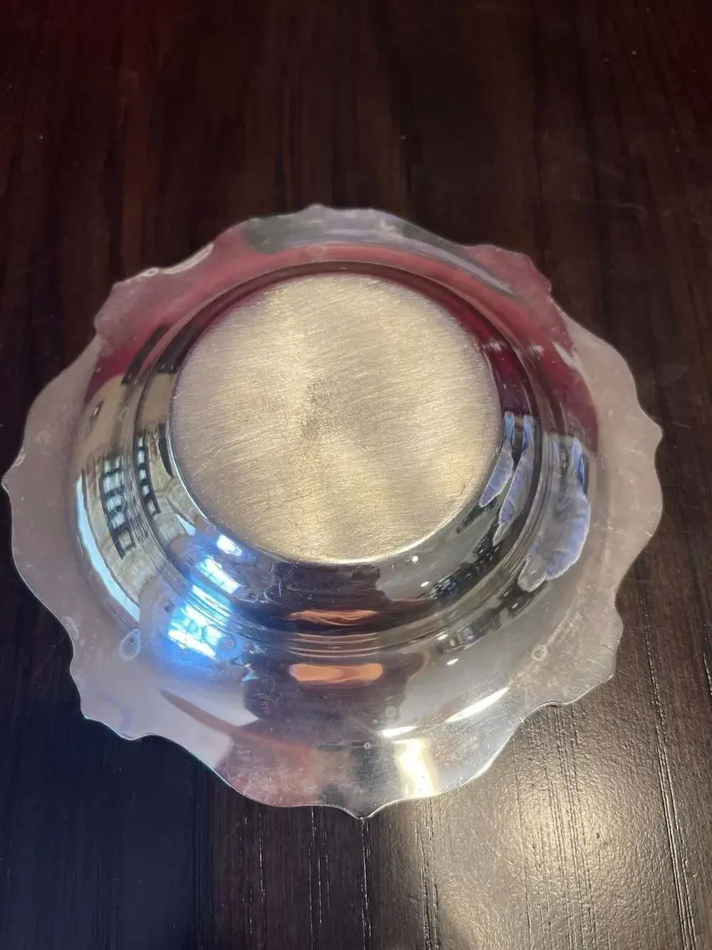 Vintage EPCA Old English Silver-Plated Candy Nut Bowl by Poole (Model 5004)